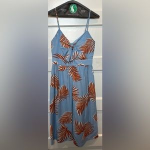 Lush palm print dress